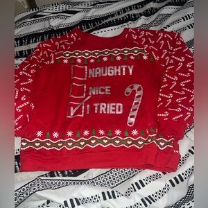 Christmas crewneck. Size large (adult).